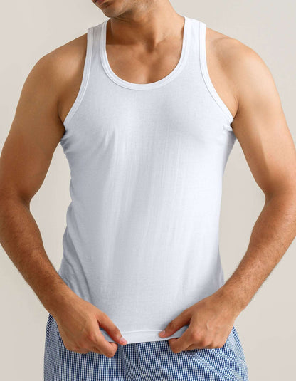Pack Of 3 Premium Soft Cotton Vest - 100% Quality Guarantee - ibx collection