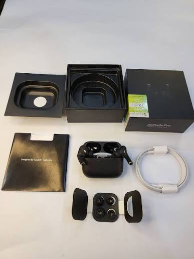 AirPods Pro Made in Japan Titanium Plus Edition – AirPods 2nd Gen Type-C Bluetooth 5.0 High Quality Bass and Sound, Wireless Earbuds with ANC, Adaptive EQ, Pop-Up Feature, Premium Comfort Fit, Super Sound Stereo, Charging Case & Extra Earbuds, Compatible