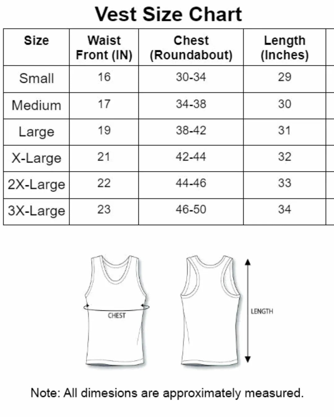 Pack Of 3 Premium Soft Cotton Vest - 100% Quality Guarantee - ibx collection